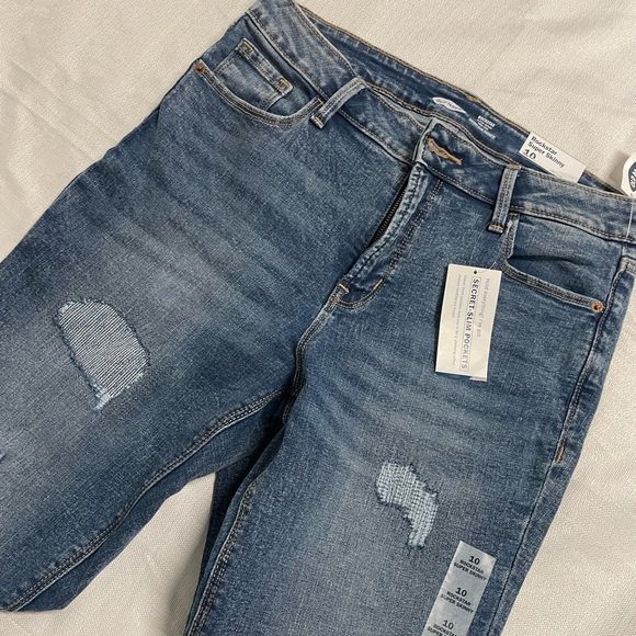 NWT Old Navy rockstar super skinny, high-rise jeans, straight leg size 10 - Picture 2 of 4